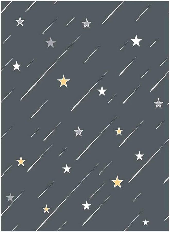HOMEMATES Self Adhesive Waterproof Wallpaper Old Furniture Vinyl Stickers Wooden Door Wardrobe Desktop PVC Wall Papers 45 x 304 cm (Star) - Image 1